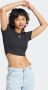 Adidas Originals Essentials Rib T-shirt T-shirts Kleding black maat: XS beschikbare maaten:XS S M L - Thumbnail 1