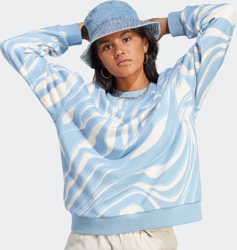 adidas Originals Sweatshirt Animal Pack Sweaters Kleding ambient sky maat: XS beschikbare maaten:XS