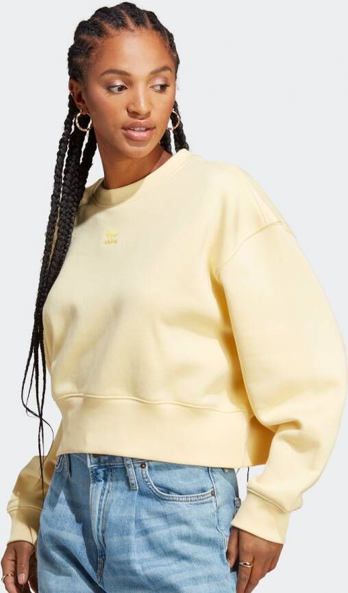 Adidas Originals Sweatshirt Essentials Sweaters Kleding almost yellow maat: L beschikbare maaten:XS S L
