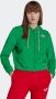 Adidas Originals Velour Kapuzenjacke Hooded vesten Kleding green maat: M beschikbare maaten:XS M - Thumbnail 2