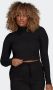 Adidas Originals Winter Ease Ribbed Cropped Longsleeve Longsleeves Kleding black maat: S beschikbare maaten:S - Thumbnail 4