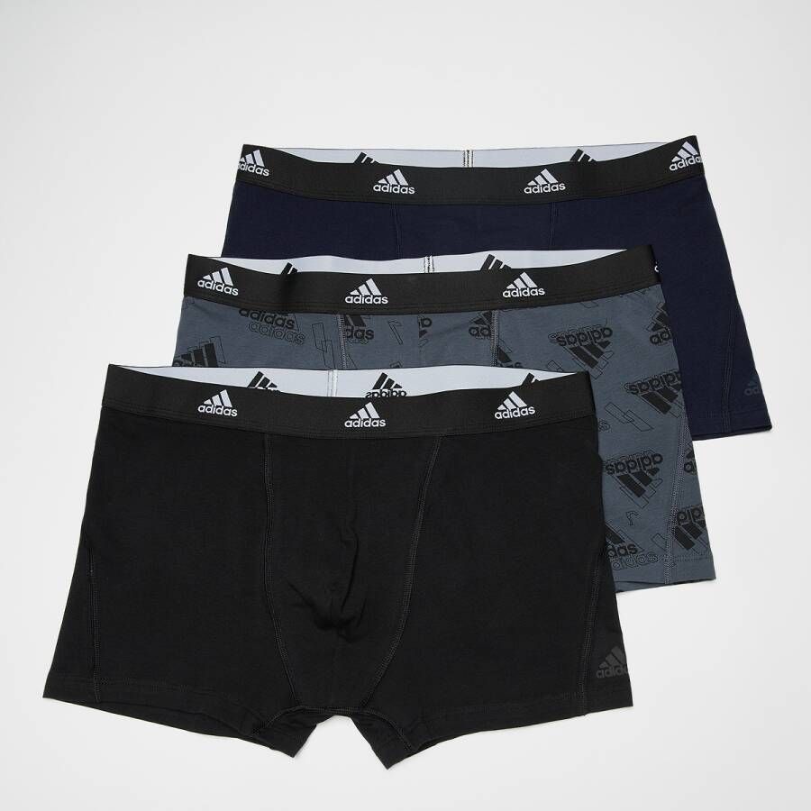 ADIDAS SPORTSWEAR Boxershort met logostitching in een set van 3 stuks model 'BOS'