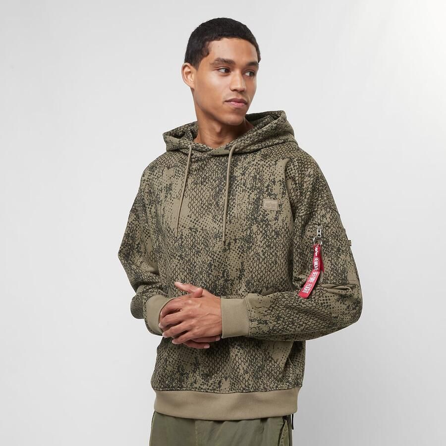 Alpha industries Essentials Relaxed Hoody Camo Men Hoodies & Sweaters camouflage Maat S Kleding - Foto 3