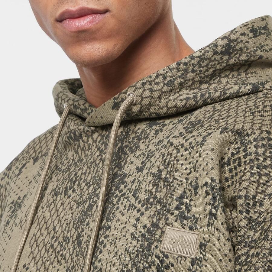 Alpha industries Essentials Relaxed Hoody Camo Men Hoodies & Sweaters camouflage Maat S Kleding - Foto 2