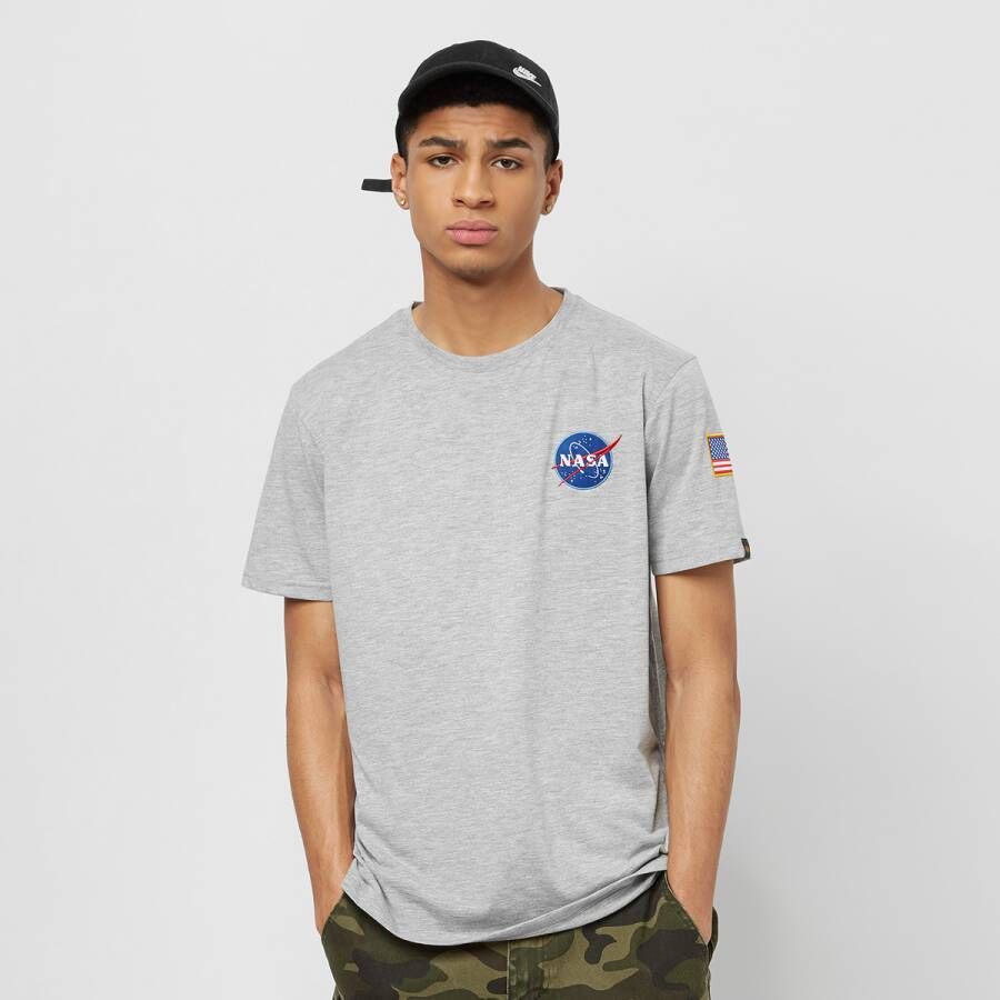 alpha industries Space Shuttle T-shirts Kleding grey heather maat: L beschikbare maaten:S M L