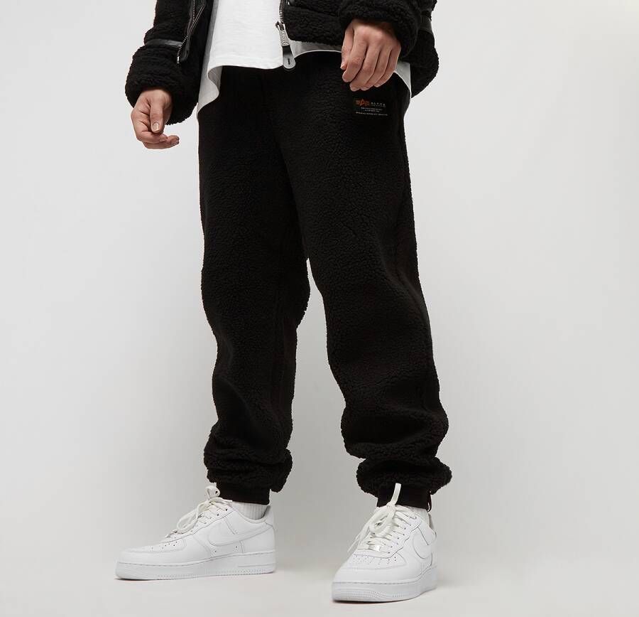 Alpha industries Zwarte Sherpa Jogger Broek Black Heren