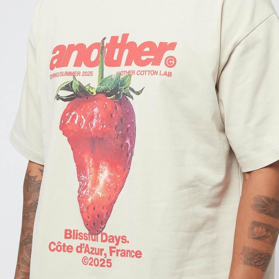 Another Cotton Lab Blissful Days Oversized T-Shirt men T-Shirts & Polo's beige Maat XL Kleding - Foto 2