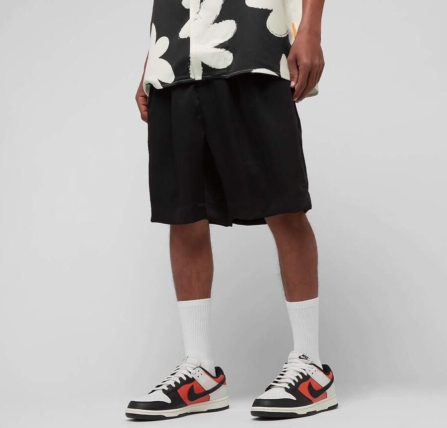 Another Cotton Lab Double Pleated Shorts Men zwart Maat XL Kleding - Foto 3