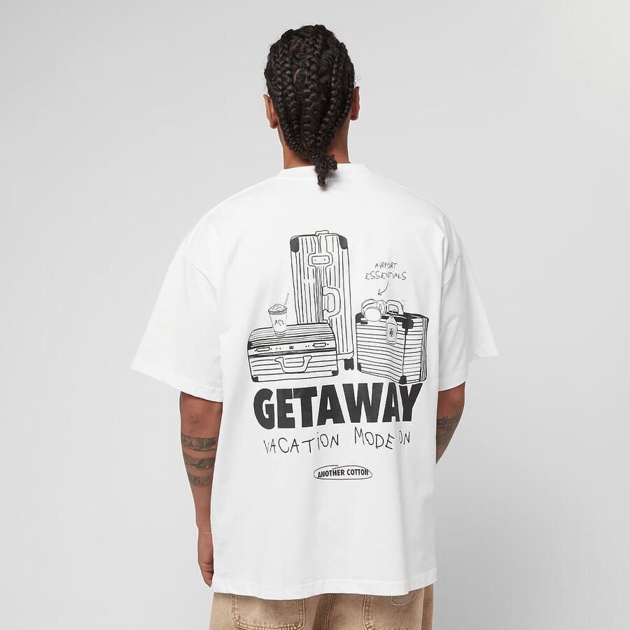 Another Cotton Lab Getaway Oversized Tshirt men T-Shirts & Polo's wit Maat XL Kleding - Foto 3