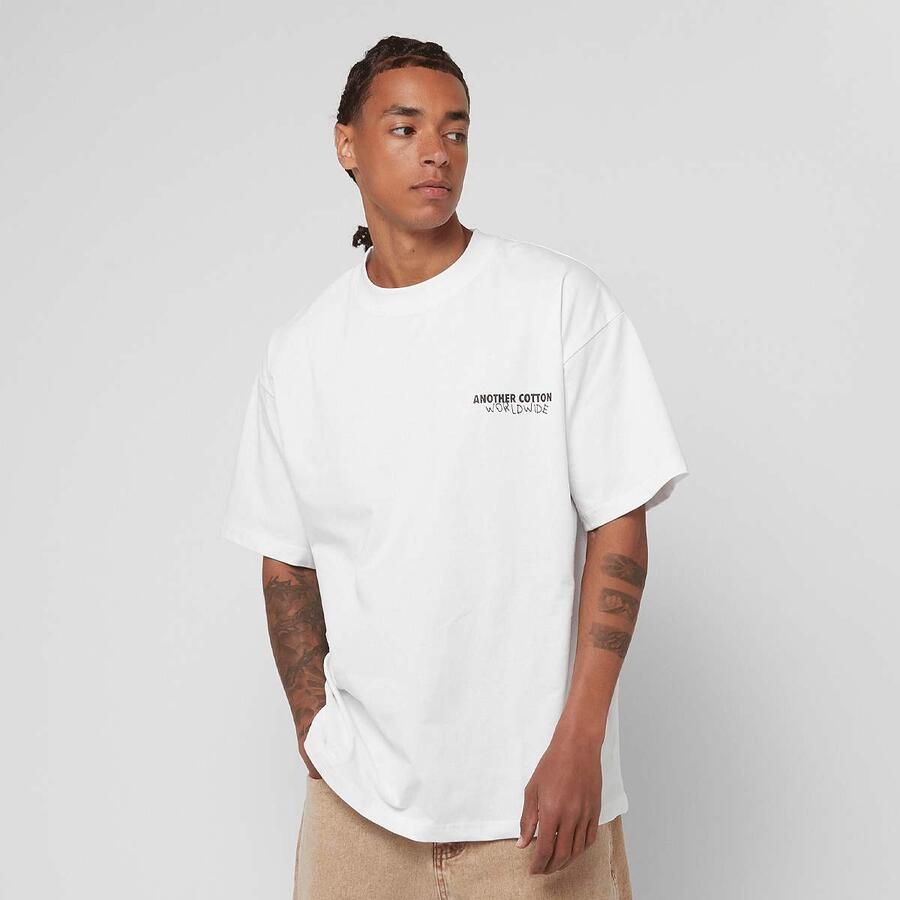 Another Cotton Lab Getaway Oversized Tshirt men T-Shirts & Polo's wit Maat XL Kleding