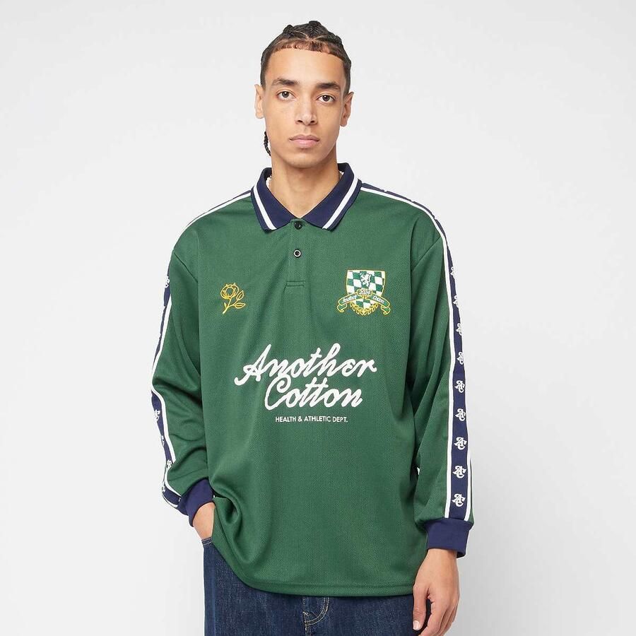 Another Cotton Lab Longsleeve Sport Jersey Men Longsleeves groen Maat XL Kleding - Foto 3