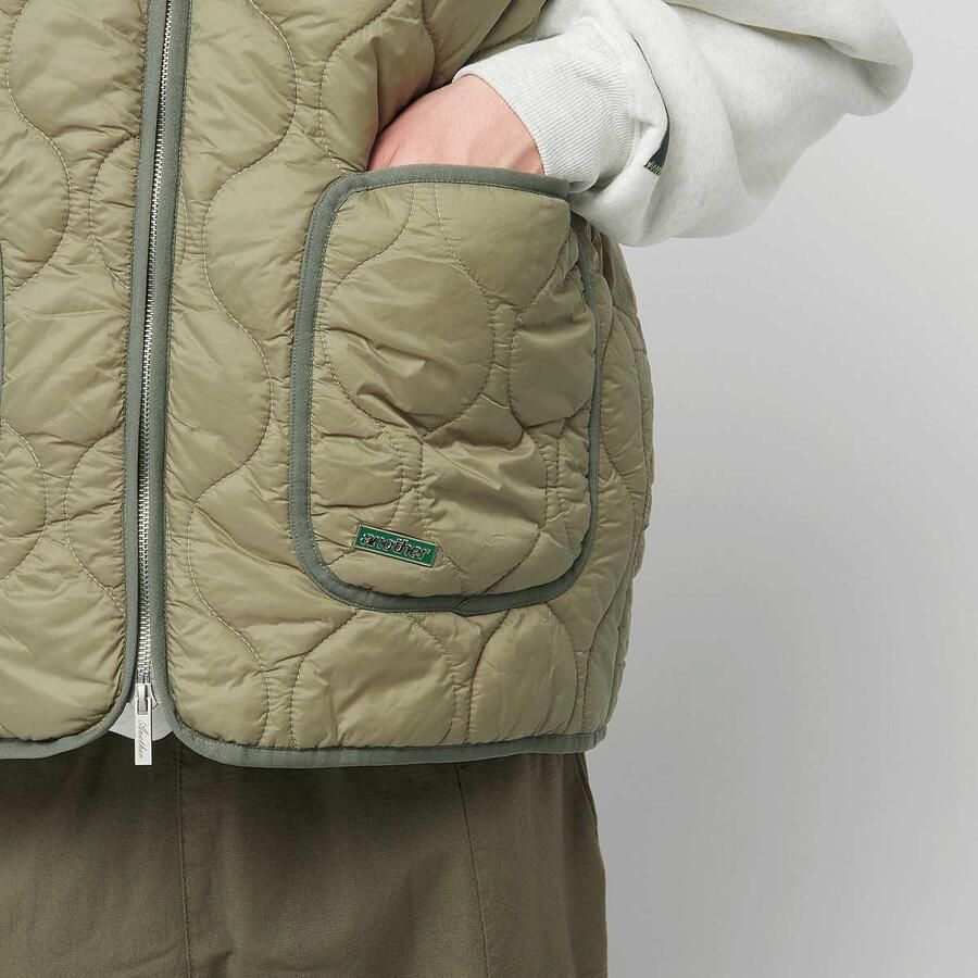Another Cotton Lab Padded Vest Men Bodywarmers groen Maat XL Kleding - Foto 2