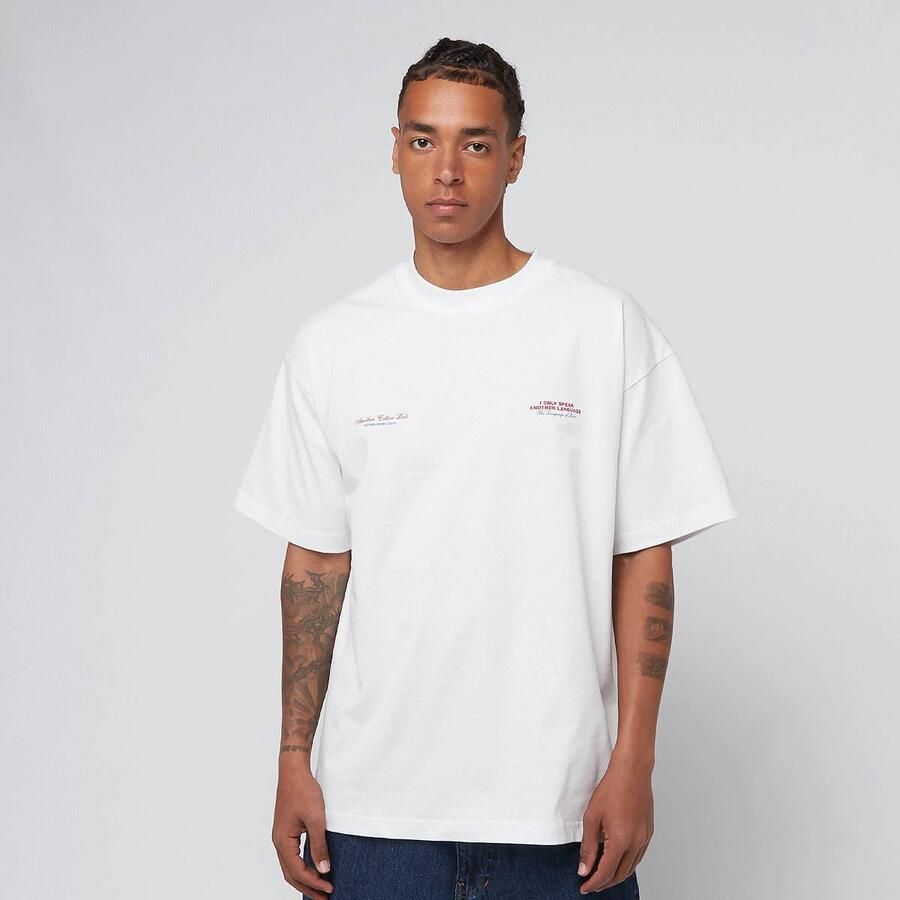 Another Cotton Lab Pardon Monsieur Oversized T-Shirt Men T-Shirts & Polo's wit Maat S Kleding