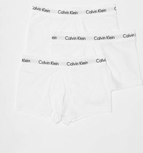 Calvin Klein Hipster met witte weefband (3 stuks)