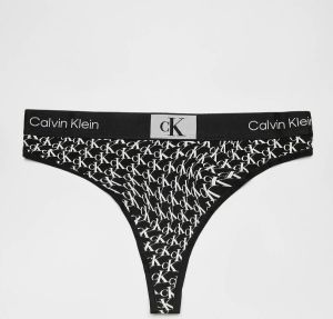 Calvin Klein Jeans String met elastische band met logo model 'MODERN THONG'