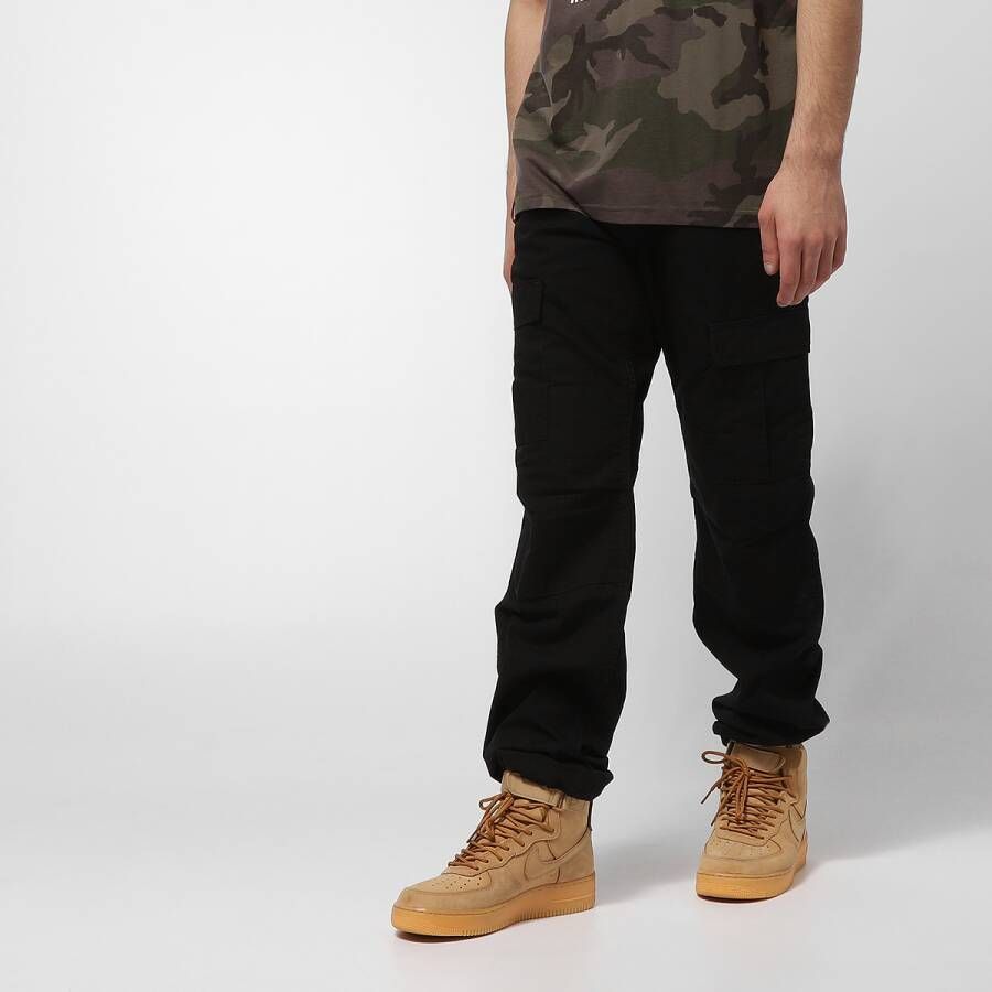 Carhartt WIP Zwarte Aviation Cargo Broek Black Heren