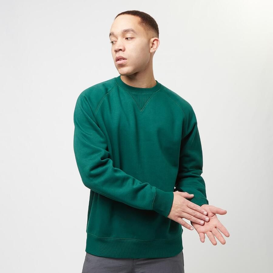 Carhartt WIP Chase Sweatshirt Men Hoodies & Sweaters groen Maat S Kleding - Foto 3