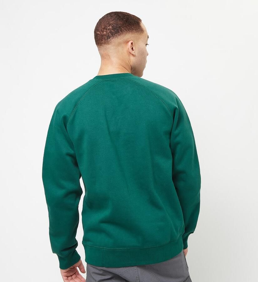 Carhartt WIP Chase Sweatshirt Men Hoodies & Sweaters groen Maat S Kleding - Foto 2