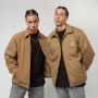 Carhartt WIP Omkeerbare Waterdichte Jas met Kraag Brown Heren - Thumbnail 1