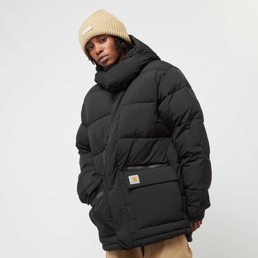 Carhartt WIP Milton Jacket Pufferjassen Kleding black maat: S beschikbare maaten:S