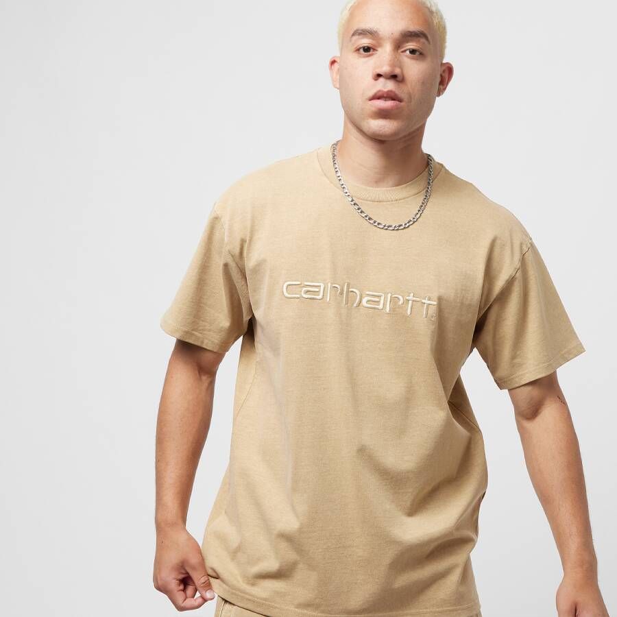Carhartt WIP S s Duster T-shirt T-shirts Kleding dusty h brown maat: S beschikbare maaten:S