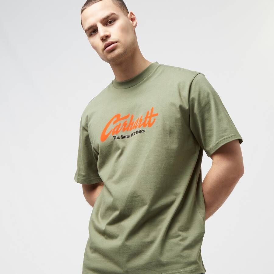 Carhartt WIP S s Old Tunes T-shirt T-shirts Kleding dollar green maat: S beschikbare maaten:S M