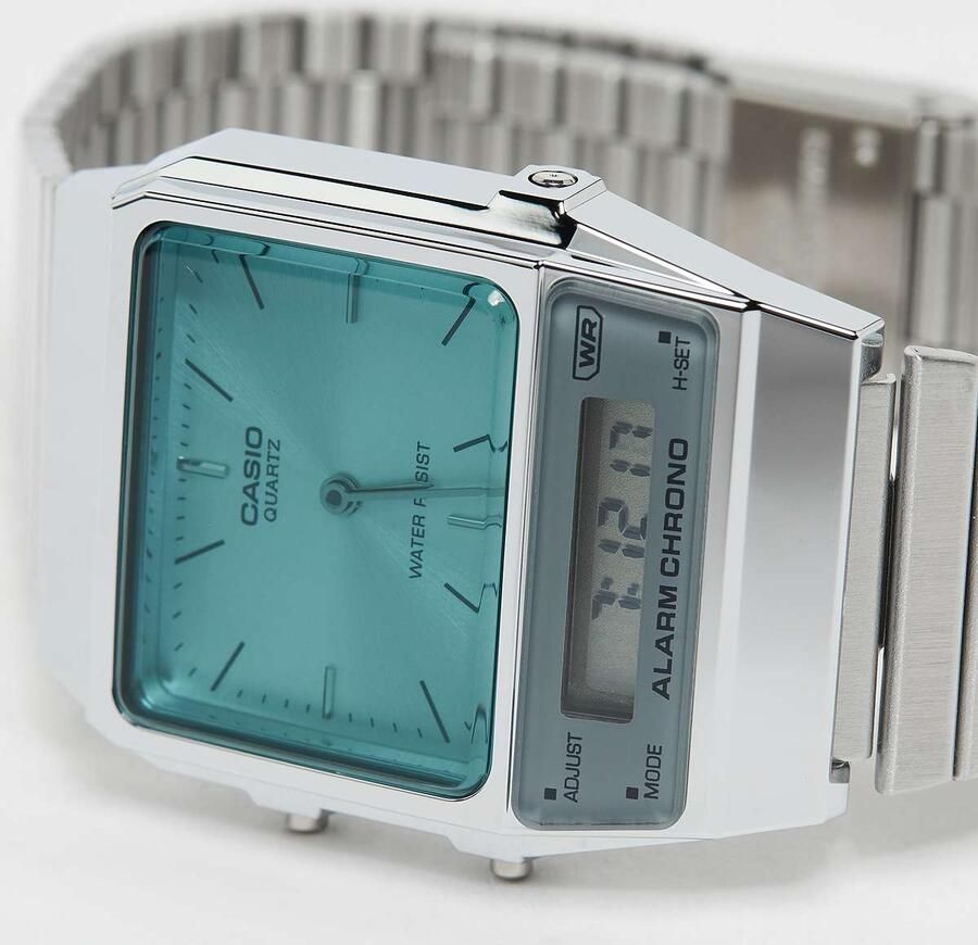 Casio Collection A700WE-AEF Unisex Horloges zilver Maat ONE SIZE Accessoires