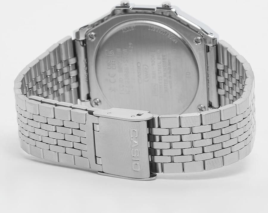 Casio Vintage ABL-100WE-1AEF Unisex Horloges zilver Maat ONE SIZE Accessoires - Foto 1