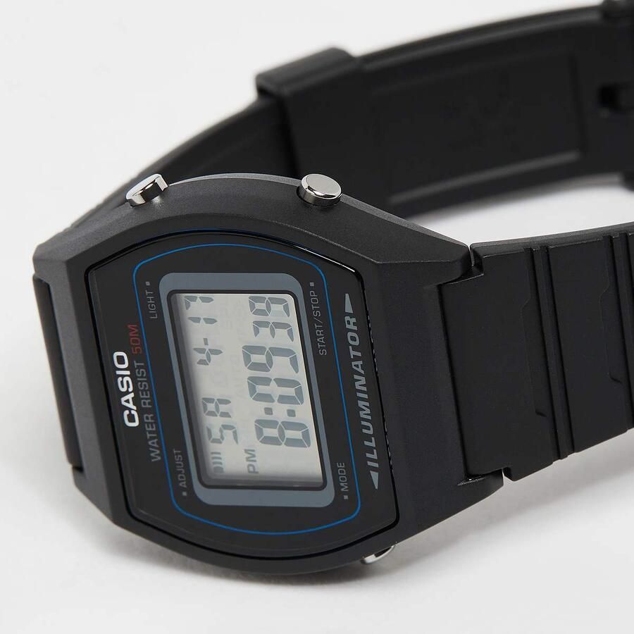 Casio W-202-1AVEF Unisex Horloges zwart Maat ONE SIZE Accessoires