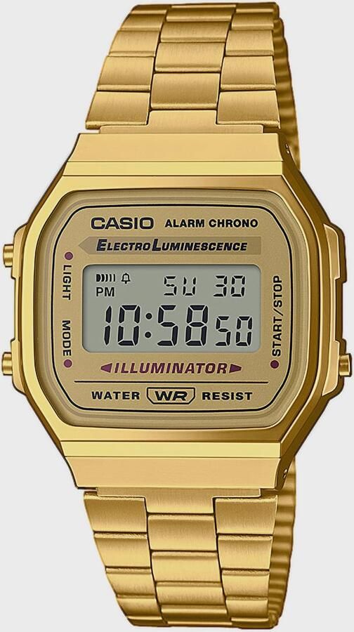 Casio Watch A168WG-9EF Unisex Horloges goud Maat ONE SIZE Accessoires - Foto 3