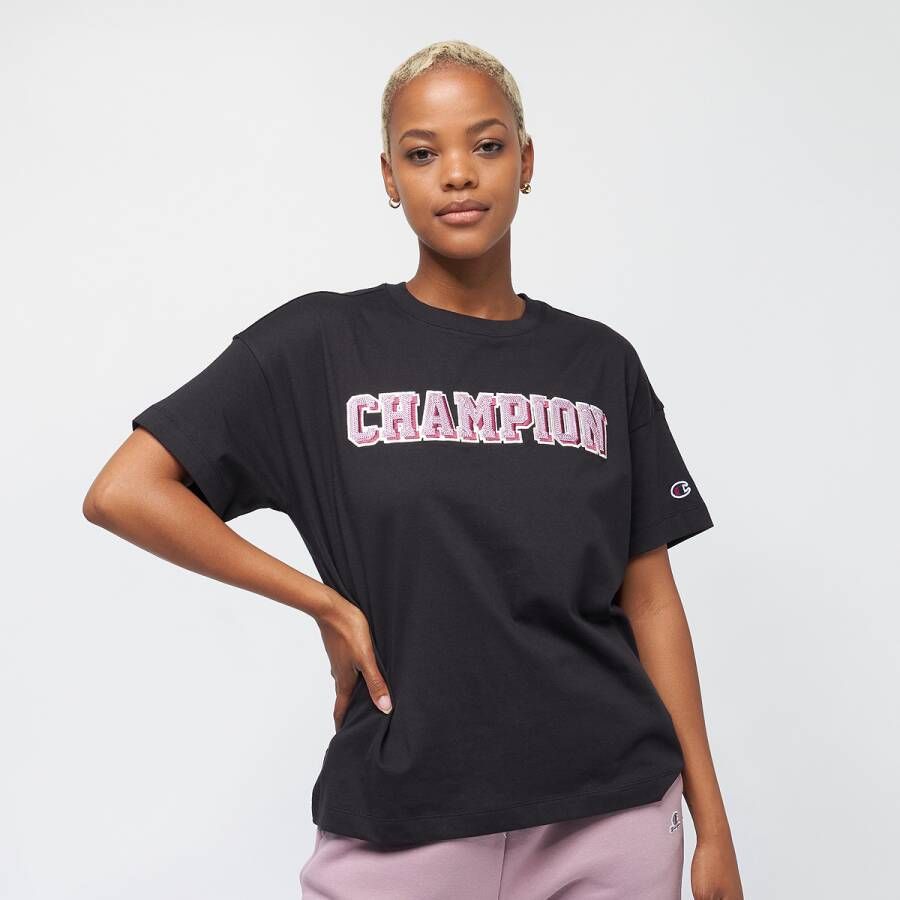 Champion T-shirt met labelstitching
