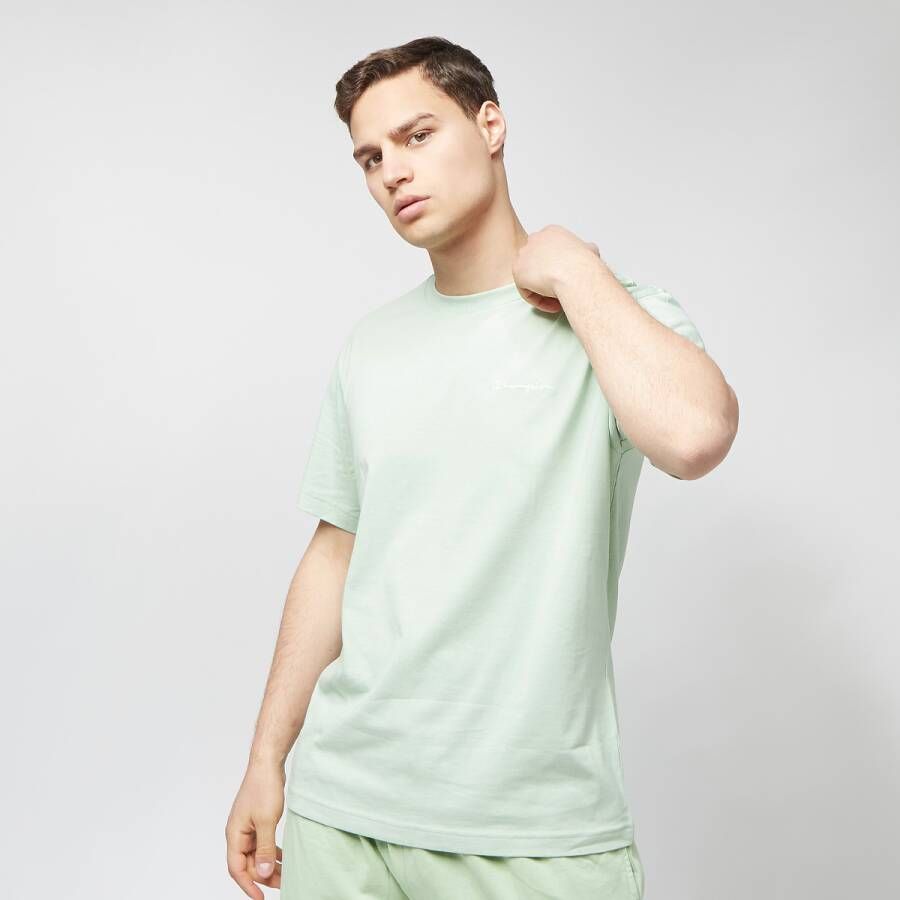 Champion T-shirt met blokstrepen en labelstitching