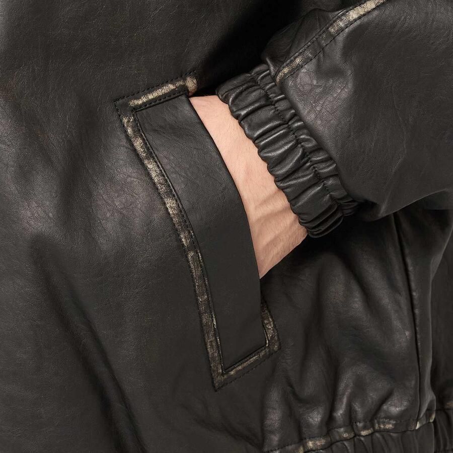 Decibel Bomber Jacket Men Bomberjacks zwart Maat XL Kleding