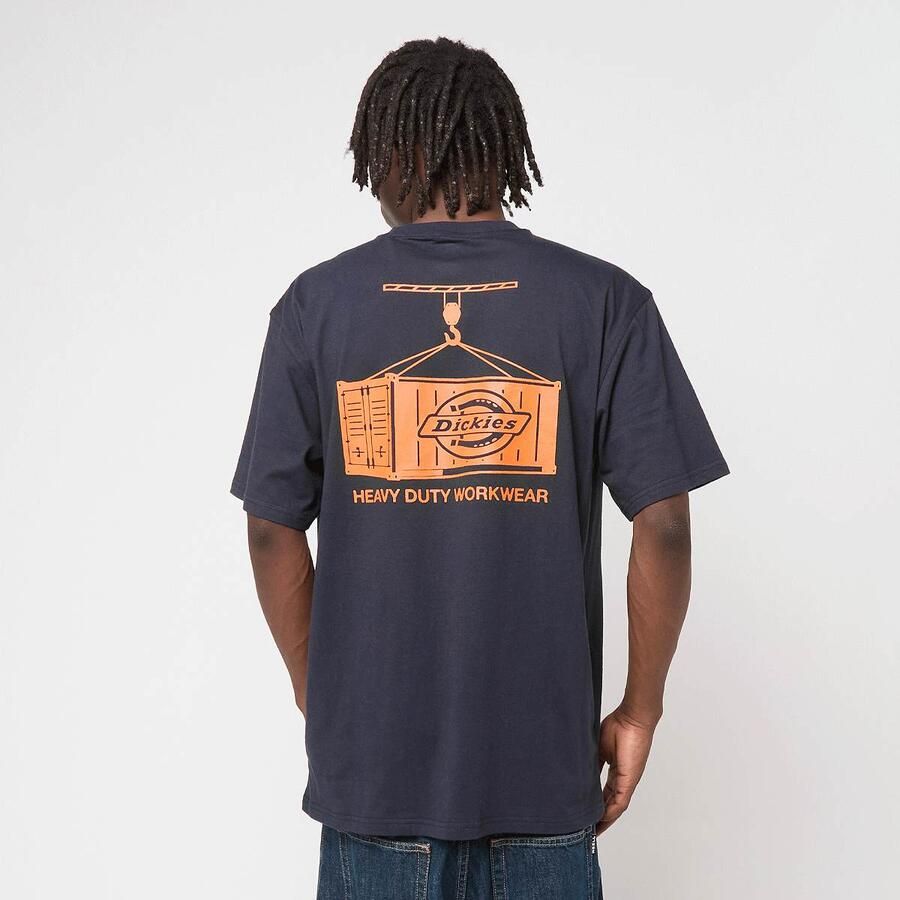 Dickies Apison Shortsleeve Tee Men T-Shirts & Polo's blauw Maat XL Kleding - Foto 3