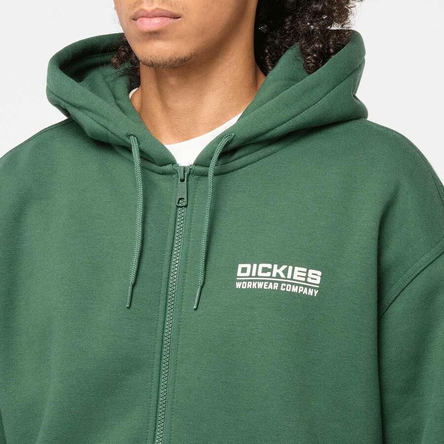 Dickies Bolivar Full-Zip Hoodie Men Hoodies & Sweaters groen Maat XL Kleding - Foto 2