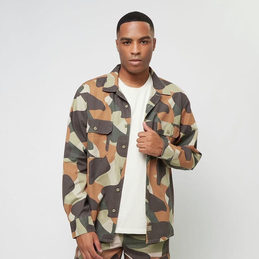 Dickies Camo Canvas Work Shirt Men Overhemden camouflage Maat XL Kleding - Foto 3