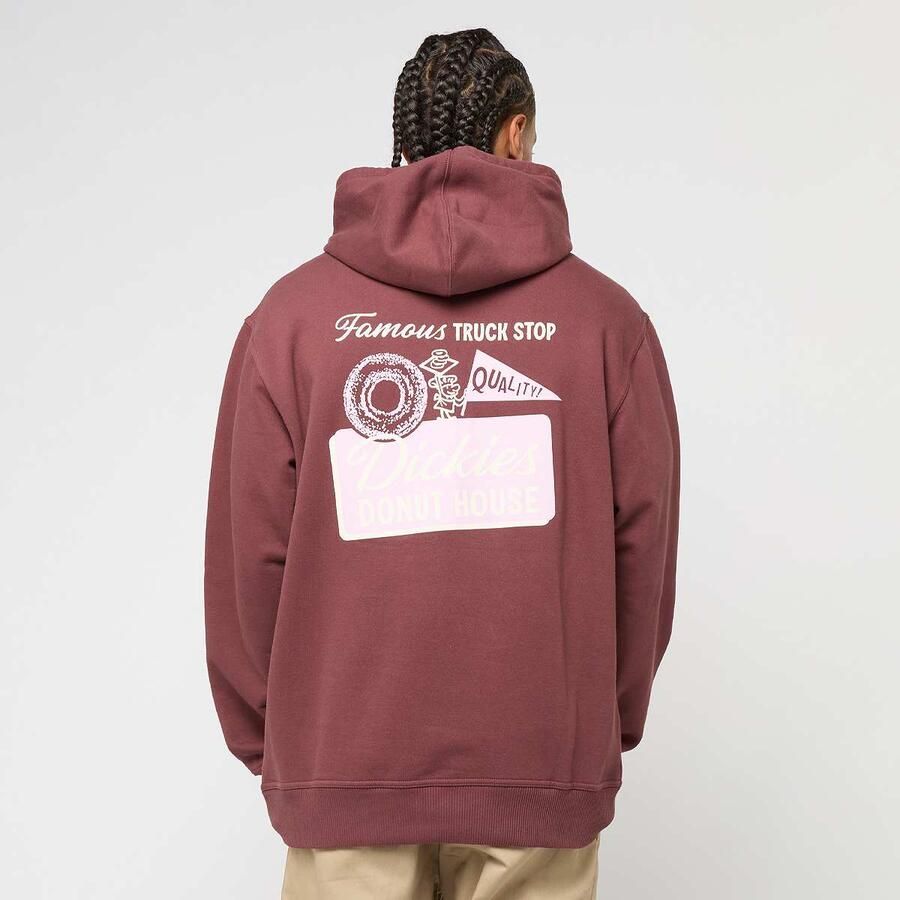 Dickies Donut House Hoodie Men Hoodies & Sweaters rood Maat XL Kleding - Foto 3