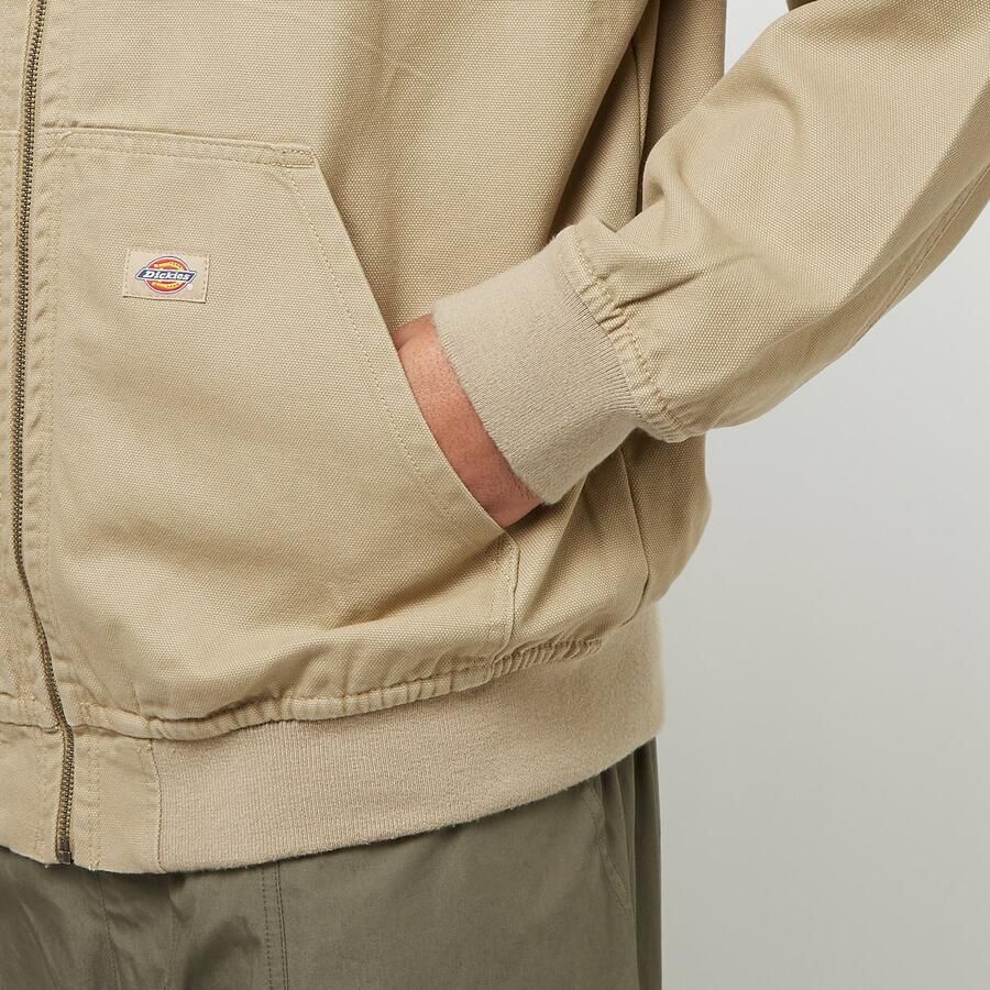 Dickies Duck Canvas Hooded Unlined Jacket Tussenseizoensjassen Heren sw desert sand maat: XL beschikbare maaten:S M L XL