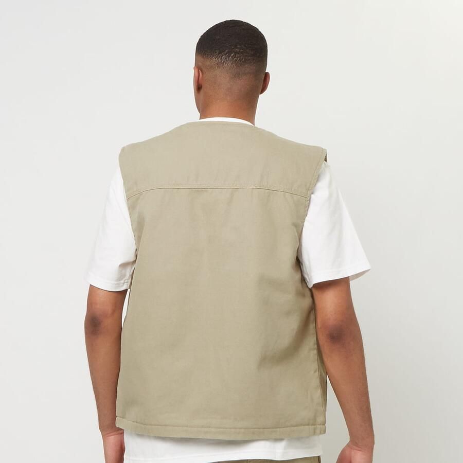 Dickies Duck Canvas Summer Vest Men Bodywarmers beige Maat XL Kleding