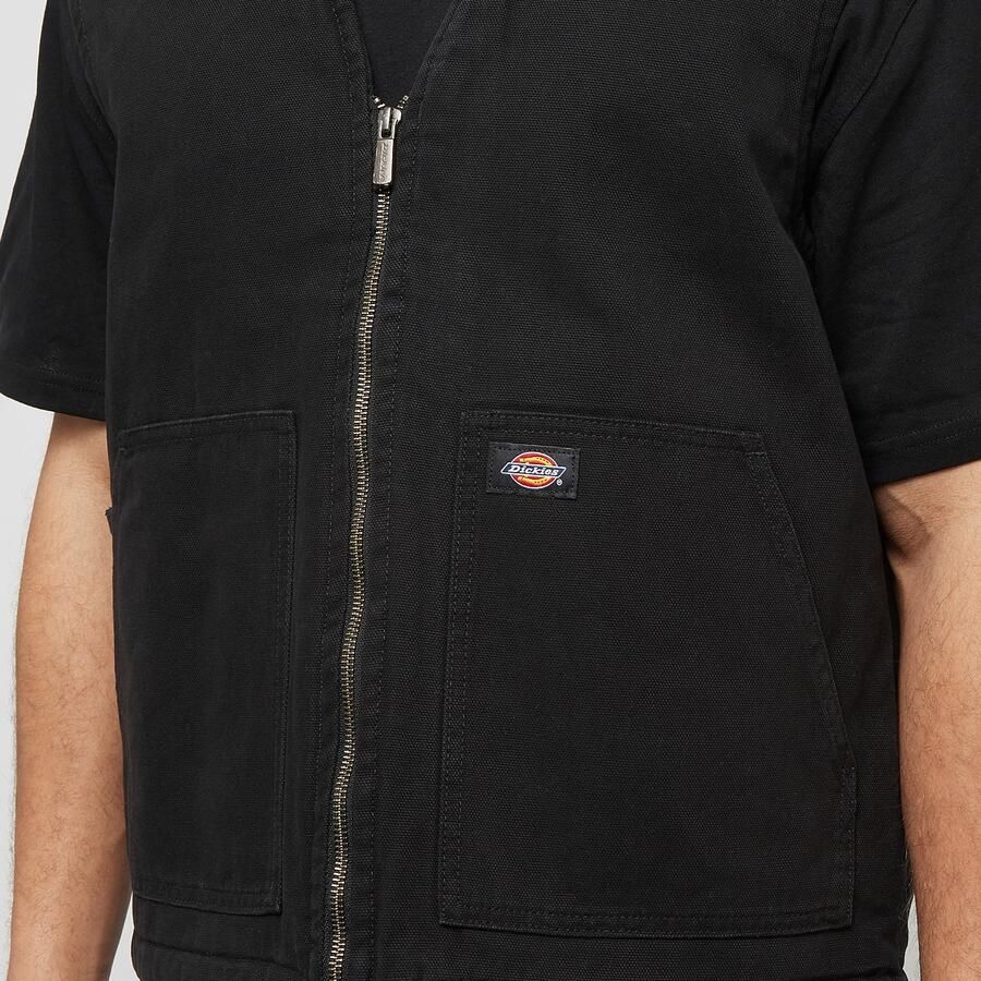 Dickies Duck Canvas Summer Vest Bodywarmers Heren sw black maat: XL beschikbare maaten:S M L XL - Foto 2