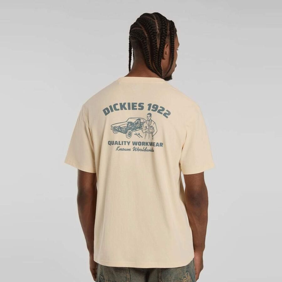 Dickies Mechanic Short Sleeve Tee Men T-Shirts & Polo's beige Maat XL Kleding - Foto 3