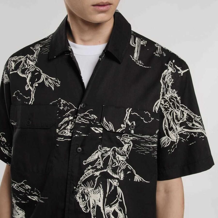 Dickies Savage Work Shirt men Overhemden zwart Maat XL Kleding