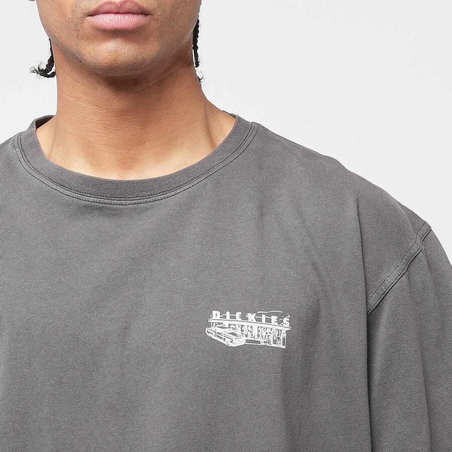 Dickies Service Station Short Sleeve Tee Men T-Shirts & Polo's grijs Maat M Kleding - Foto 2