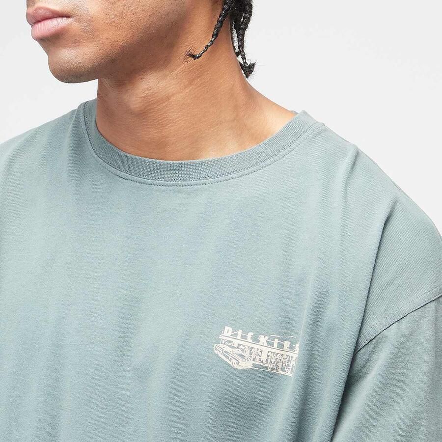 Dickies Service Station Short Sleeve Tee men T-Shirts & Polo's groen Maat XL Kleding - Foto 2