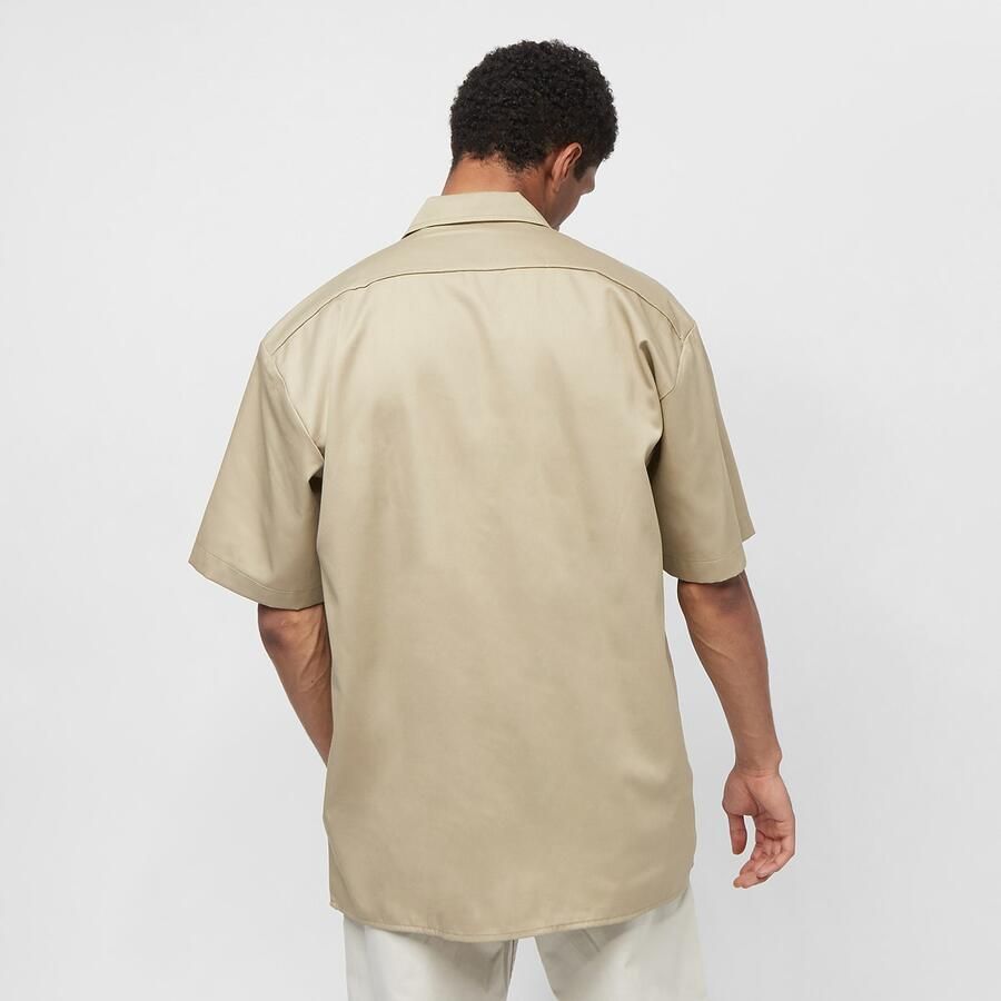 Dickies Work Shirt Ss Rec Korte mouwen Heren khaki maat: XL beschikbare maaten:S M L XL