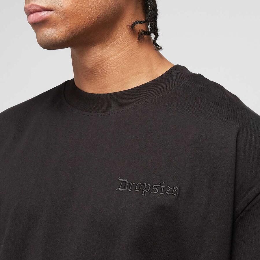 DropSize Heavy Oversized Trust Nobody T-Shirt Men T-Shirts & Polo's zwart Maat XL Kleding - Foto 2