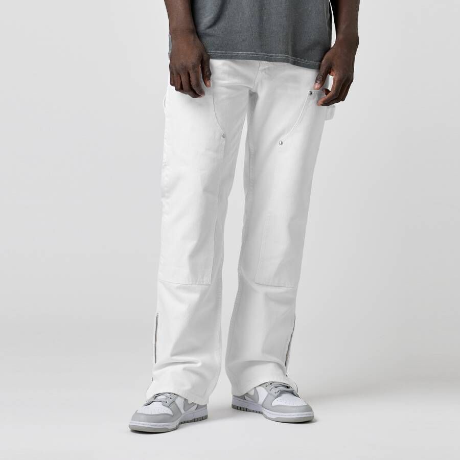 EightyFive 85 Zipped Carpenter Jeans Spijkerbroeken Kleding white maat: 31 beschikbare maaten:29 30 31 32 33 34