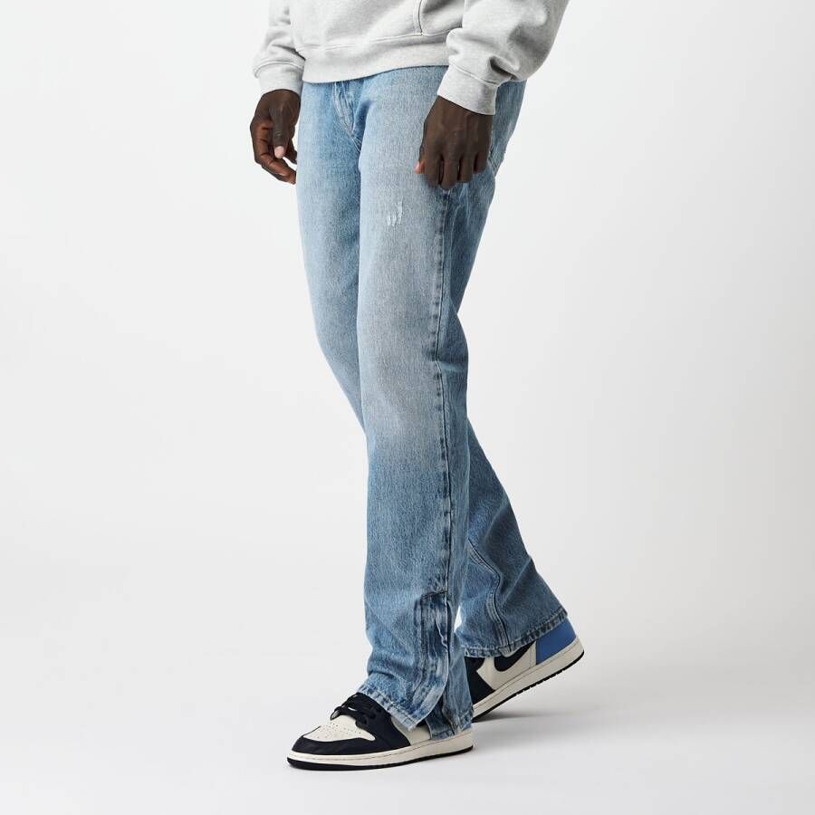 EightyFive Jeans With Zipper Spijkerbroeken Kleding faded blue maat: 31 beschikbare maaten:29 30 31 32 33 34 36