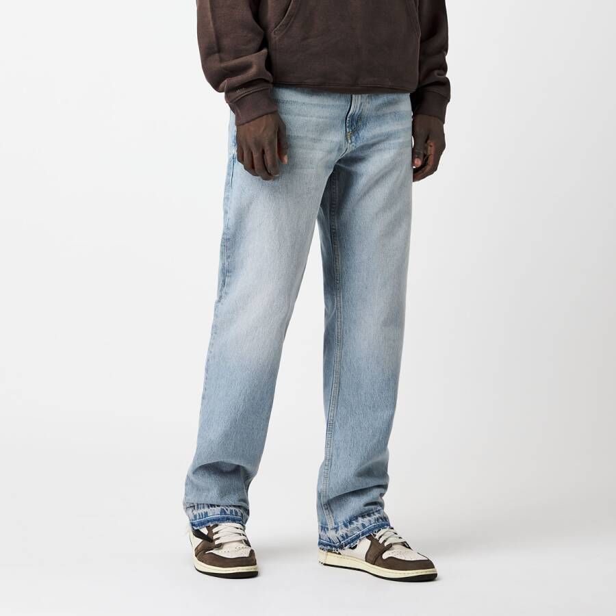 EightyFive Open Hem Spijkerbroeken Heren jeans sand blue maat: 34 beschikbare maaten:30 32 33 34 36