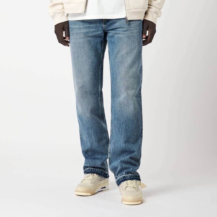 EightyFive Open Hem Jeans Spijkerbroeken Heren light sand blue maat: 29 beschikbare maaten:29 32 33 34 36